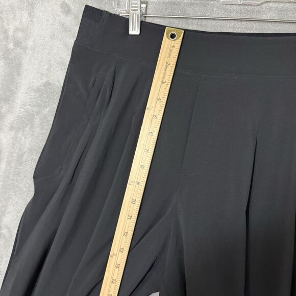 Athleta Brooklyn Heights Pants Size 6 Black High Rise Pleated Wide Leg Trousers - Picture 4 of 9
